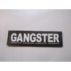 GANGSTER (Large) Package of 2 Julius-K9 Labels for K-9 Harnesses