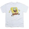 Popfunk Classic Spongebob Happy Running Spongebob Unisex Youth Juvenile T-Shirt,