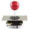 SANWA JLF-TP-8YT Original Joystick Red - for Arcade Jamma Game