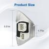 WMPHE HVAC Heater Blower Motor Resistor Compatible with Volvo S60