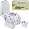 Potty Shields Toilet Seat Covers Disposable (40 Pack) - XL
