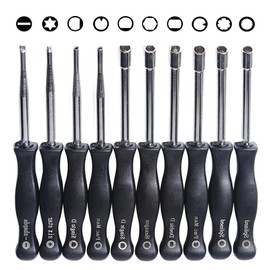 Mtanlo Carburettor Screwdriver Set for Husqvarna Stihl Poulan Homelite Weed Eater MTD Ryobi Common 2 Cycle Trimmer Chainsaw, Screwdriver Carburettor Adjustment Tool with Carry Bag