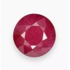 Unbranded RUBY ROUND CUT PINKISH RED PAKISTAN 11mm 4 CT