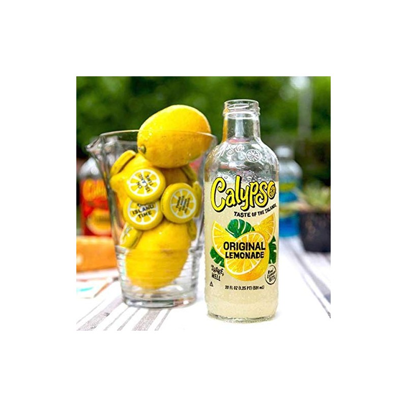 Calypso Lemonade, Original Lemonade, Made with Real Fruit, 16 Fl