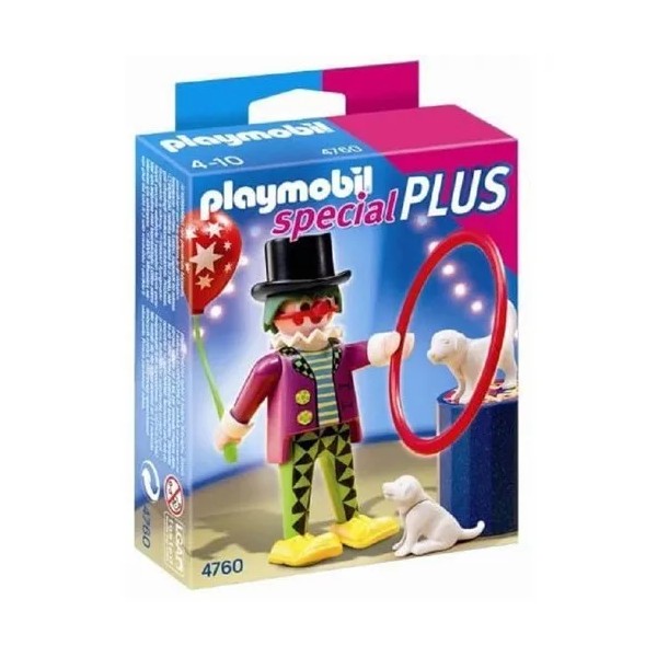 Playmobil 4760 Especial Plus Payaso De Circo Con Perros