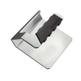 Breeo Griddle Press, 2.6 lbs - Heavy-Duty, Stainless Steel, USA Made - Smash Burgers, Patty, Steak, Sandwiches - Flat Top Grilling, Grill & Hamburger Press - Smash, Sear, Sizzle - Griddle Accessories