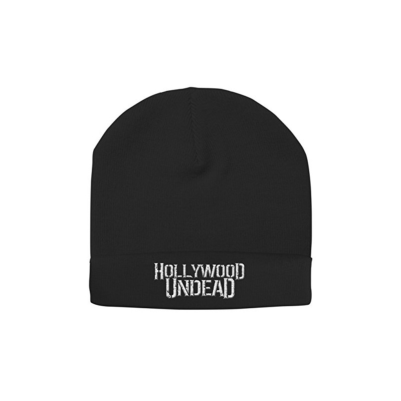 Logo Beanie Hat, black