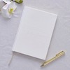 Ginger Ray White Embossed Wedding Planner with 49 Gold-Edged Pages