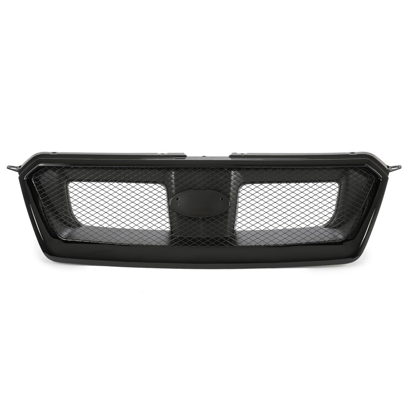 HECASA Sporty Black Mesh Front Grille Assembly Compatible with 2012-2016