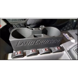 bh3dprinting 70 Series Toyota Landcruiser Console Mount Double Cup Holder