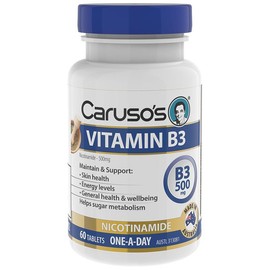 CARUSOS Caruso's Natural Health Vitamin B3 500mg 60 Tablets