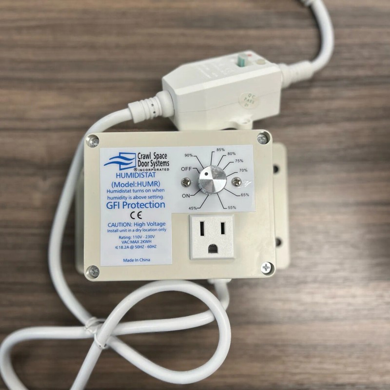 Crawl Space Humidistat Humidity Controller System