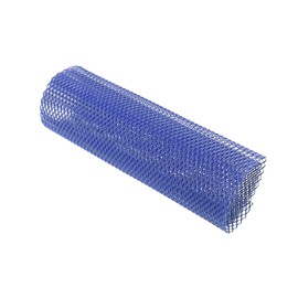 TUCKBOLD Car Grille Mesh Sheet 40x13Inch Grille Net 12x6mm Diamond Shape Blue Automotive Parts