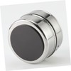 KICHOUSE Modern 6pcs Stainless Steel Spice Tin Magnetic Salt Pepper