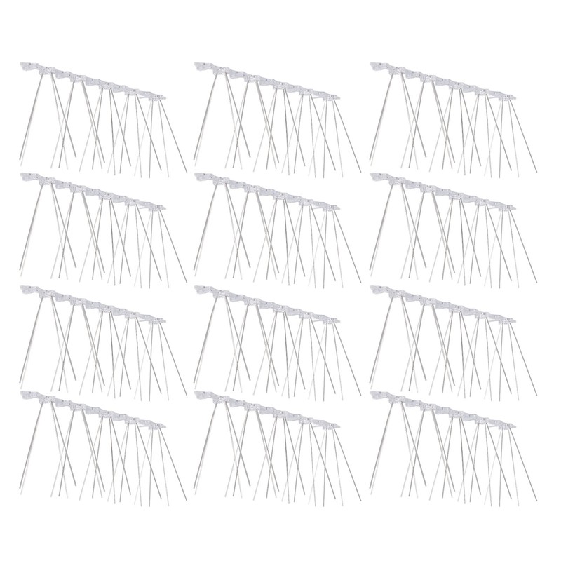 Bird Spikes 304 Stainless Steel Wire Rust Proof Plastic Base