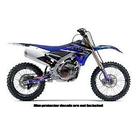 2019-2021 YZ 85 Vigor Blue Senge Graphics Base Kit Compatible with Yamaha