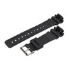 TARO'S TPU Urethane Black Replacement Watch Band / Strap with