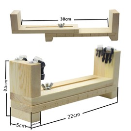 Wooden Paracord Jig Bracelet Maker Parachute Cord Wristband Knitting Tool (8.7 x 3.4 inch)