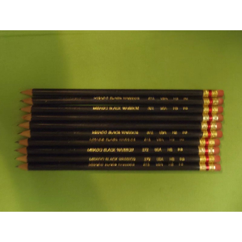 10x Vintage Mirado Black Warrior penciles,chemi