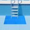 Large Swimming Pool Ladder Mat 17"x38" Protective Ladder Pad Non-Slip