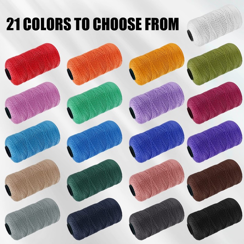 CAMAL Braided Nylon String 3 Strands 1.5mm x 218 Yards