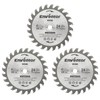 Enventor 3 Pack 4-1/2 Inch (115mm) Mini Circular Saw Blades