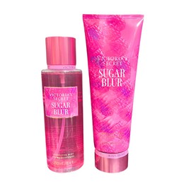 Victoria's Secret SUGAR BLUR Fragrance Mist & Lotion 2pc bundle for Women - Full Size (Limited Edition)