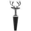 English Pewter Company Deer Head Antler Elk Wine Bottle Stopper