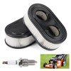 Lawn Mower Air Filter with Spark Plug, Air Filter Lawn