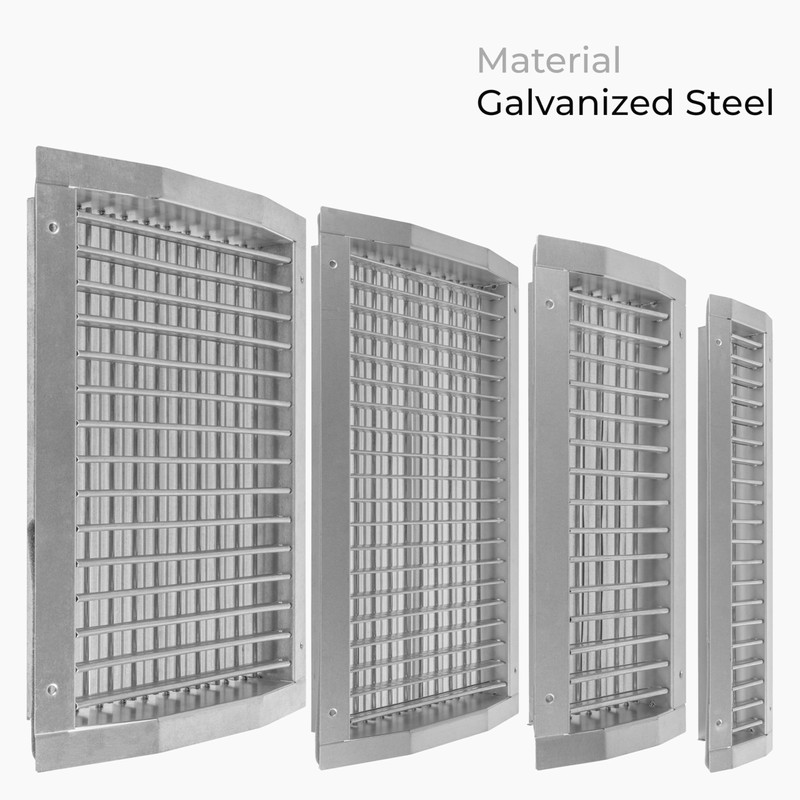 HVAC OV 13" x 3" Aluminum Supply/Exhaust Grille for a