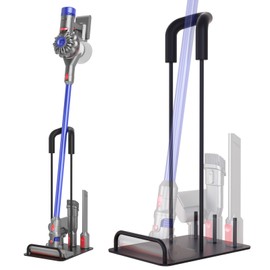Liboer Vacuum Stand Vacuum Accessories Stable Metal Storage Bracket Holder for Dyson Handheld Dyson V6 V7 V8 V10 V11 Cordless Vacuum Cleaners,not Compatible for Shark Brand Vacuum Cleaner