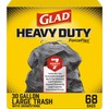 Glad Large 30 Gallon Trash Bags, Unscented Heavy Duty Garbage