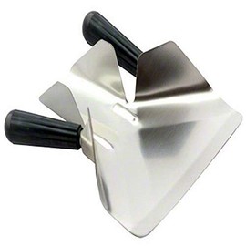 American Metalcraft Stainless Steel Double Handle Fry Scoop