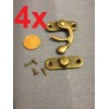 endlessparts 4 sets - latch hook Hinge small mini Antique
