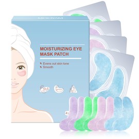 Under Eye Mask Variety Pack - 8 Pairs of Shine Under Eye Patches for Puffy Eyes - With 4 Colors (2 Pairs/Color) - Bridesmaid Gifts, Birthday Gifts for Women