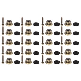 20Pcs Guitar Strap Button Set Metal Guitars Straps Lock Ukulele Accessories for Bass