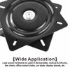 2Pack 8 Inch Lazy Susans Turntable Bearings Swivel Zinc Plate,
