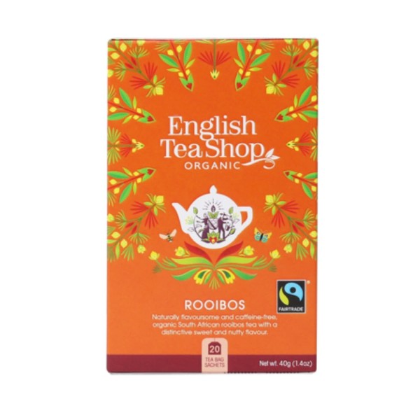 English Tea Shop 20 Organic Rooibos Teabags