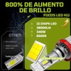 H11 H8 H9 LED Faros Delanteros de Auto, 38000LM 800%