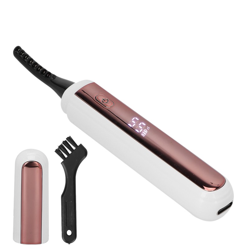 Electric Eyelash Curler USB Rechargeable 4 Level Temp Heated Eyelash
