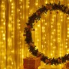 Jsdoin Curtain Lights 3m×3m 300LED Fairy Lights with 8 Modes
