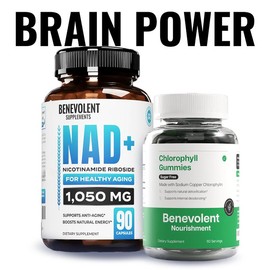 Brain Power Bundle (Chlorophyll Gummies and NAD+)