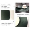Faux Leather Round Placemats and Coasters, Disko Table Mats and