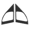 2Pcs Inner Door Speaker Trim Carbon Fiber Cover Left Right