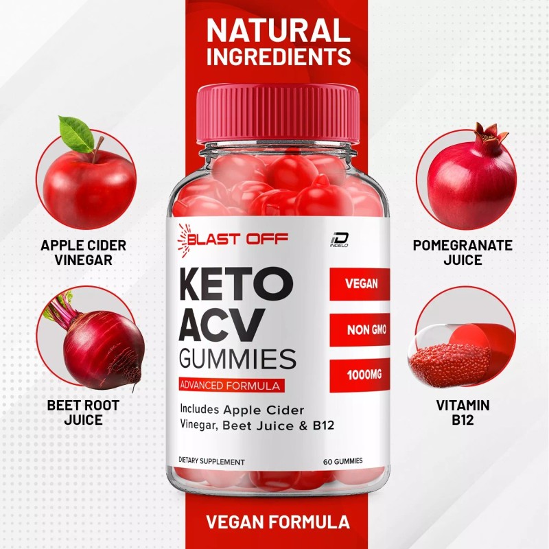 Blast Off (2 Pack) Blast Off Keto ACV Gummies Supplement