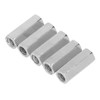 10Pcs Coupling Nut Hex 304 Stainless Steel Rod Connector Nut