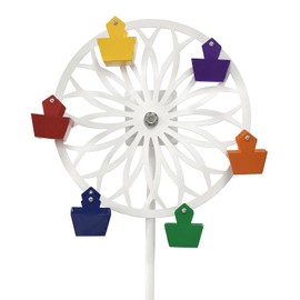 Ferris Wheel Bird Feeder, Outdoor Feeder for Hummingbirds and Wild Birds Spinning Bird Feeders
