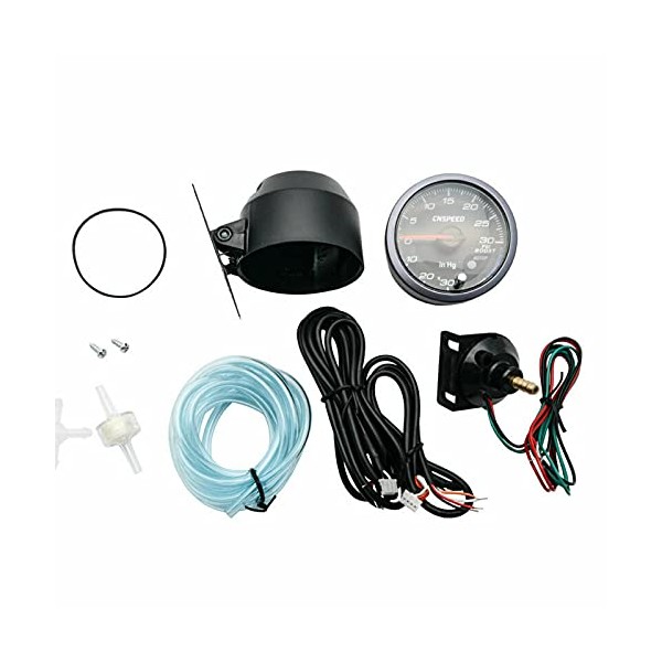 Universal Pressure Gauge Turbo LED Motor PSI Car 2.5'' Sensor