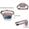 UTO Fanny Pack Women Crossbody Mini Everywhere Belt Bag Adjustable