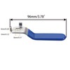 3pcs Blue Lever Handle for Ball Valve Total length 96mm,Hole